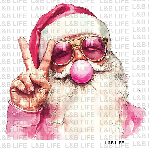 BUBBLE GUM GLASSES SANTA