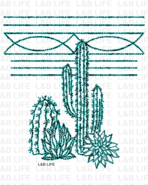 CACTUS BOOT STITCH