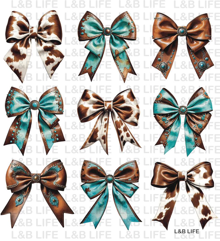 COWHIDE BOWS