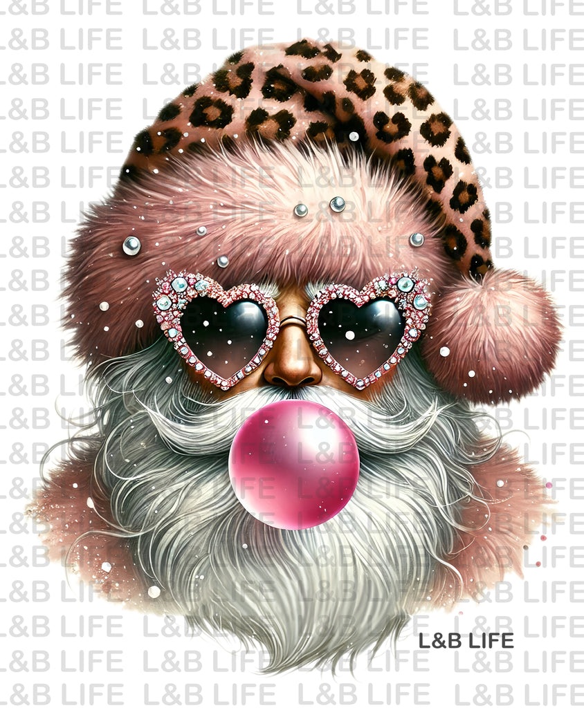 LEOPARD HAT GLASSES SANTA