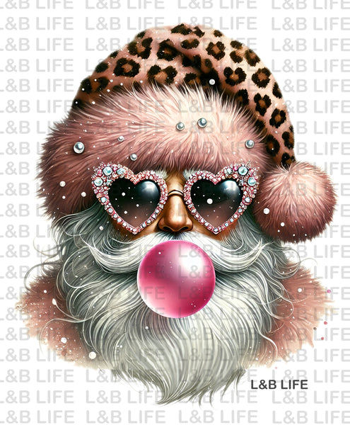 LEOPARD HAT GLASSES SANTA