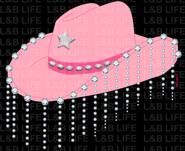 PINK STAR HAT