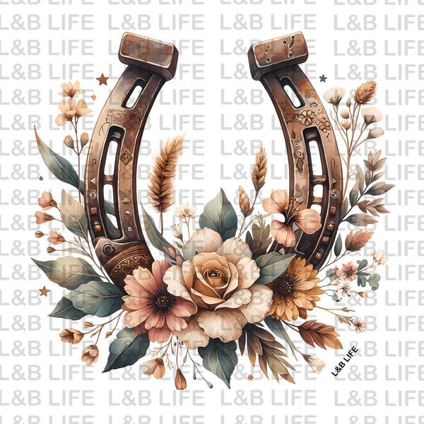 FLORAL HORSESHOE