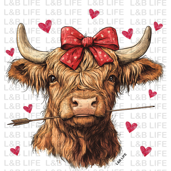 ARROW HEARTS COW