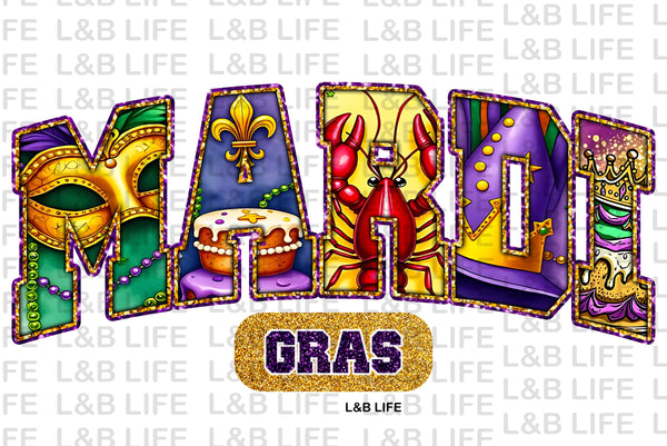 MARDIGRAS LETTERS