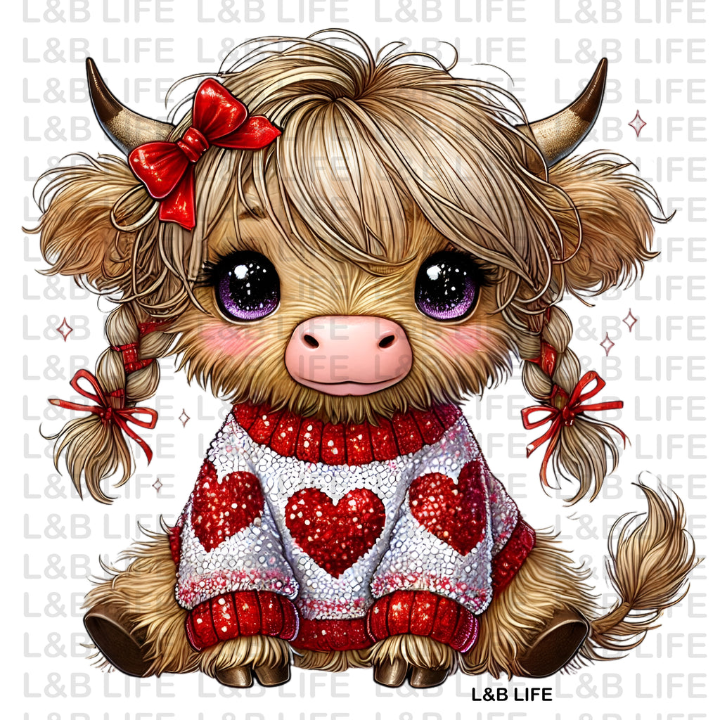 VALENTINES DAY BABY COW