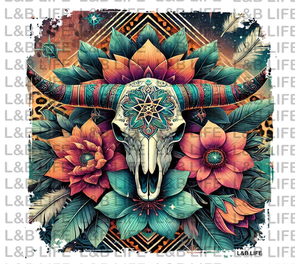 FLOWER AZTEC STEER