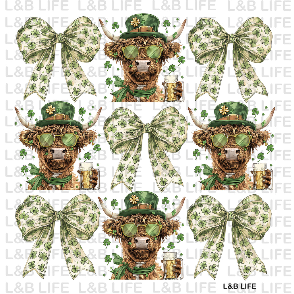 ST. PATTY COW BOWS