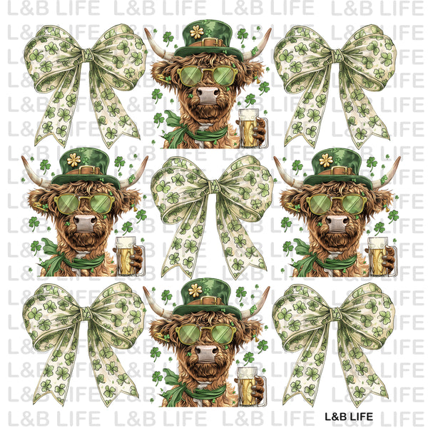 ST. PATTY COW BOWS