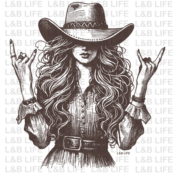 LOVE HANDS COWGIRL