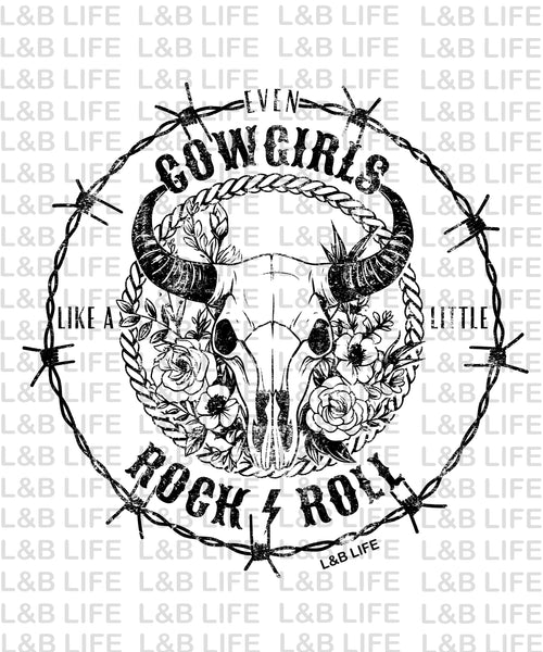 COWGIRLS LIKE A LITTLE ROCK N ROLL