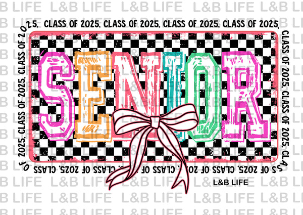 SENIOR CHECKER BOW