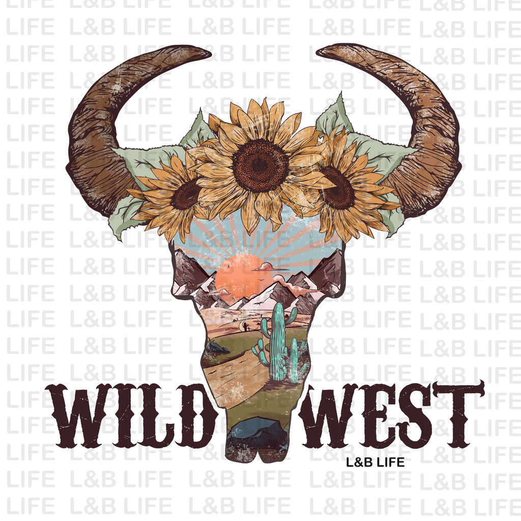 WILD WEST SUNFLOWER STEER