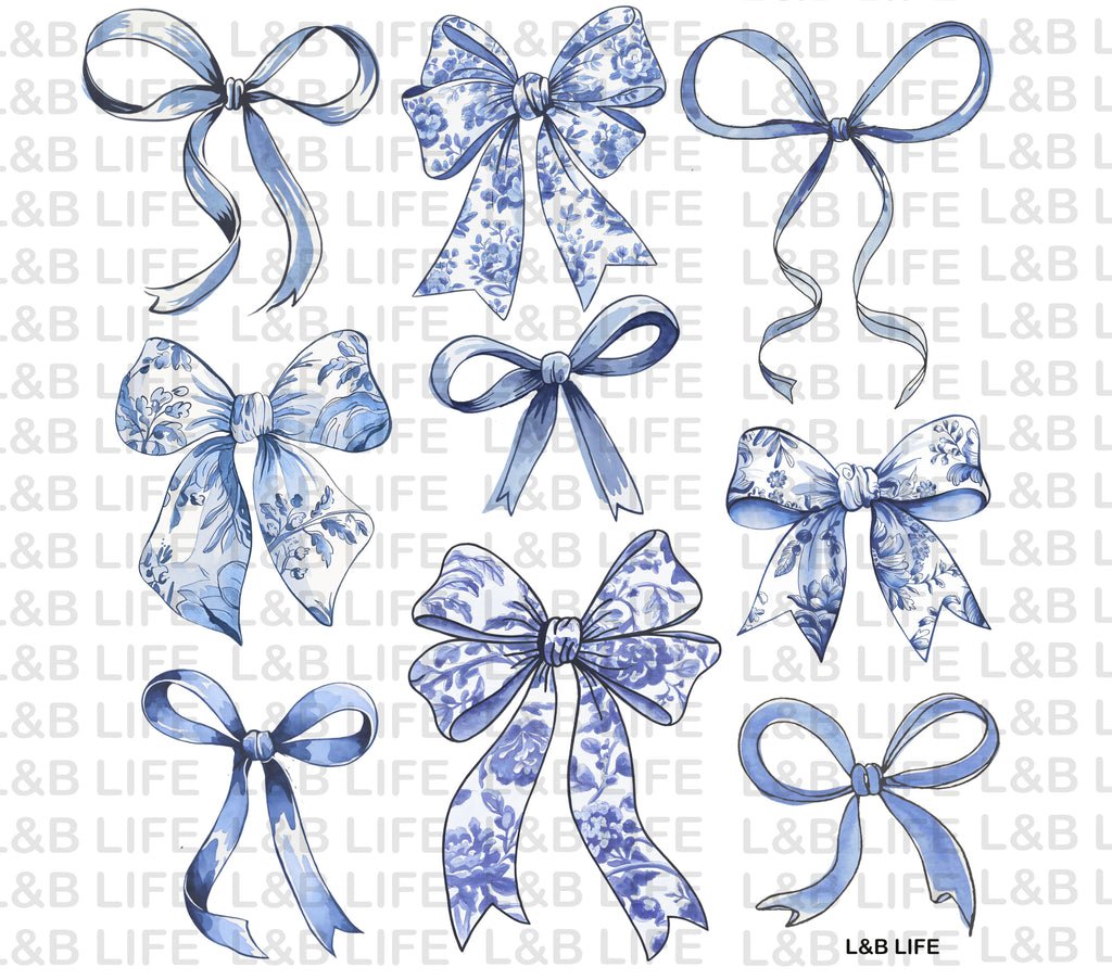 BLUE RIBBION BOWS