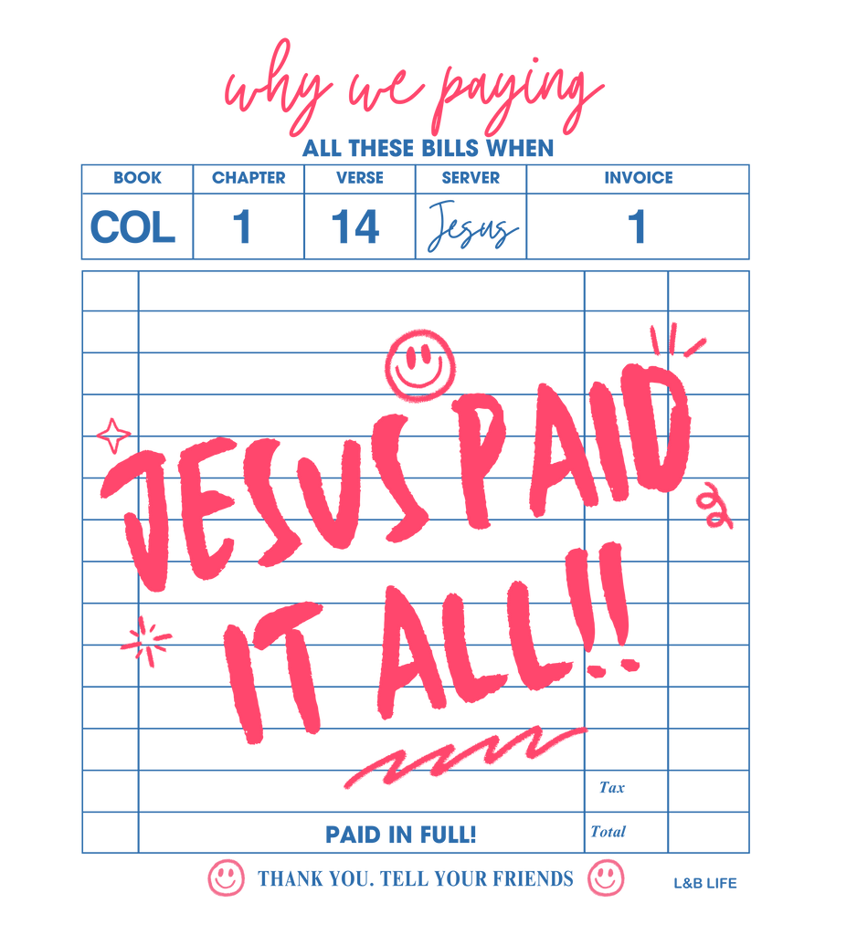 JESUS PAID IT ALL