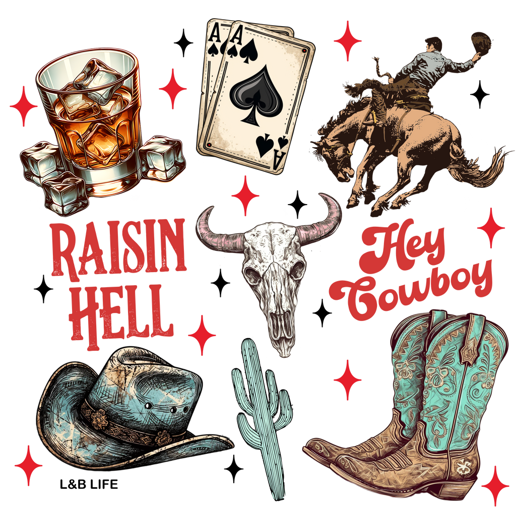 RAISN HELL HEY COWBOY