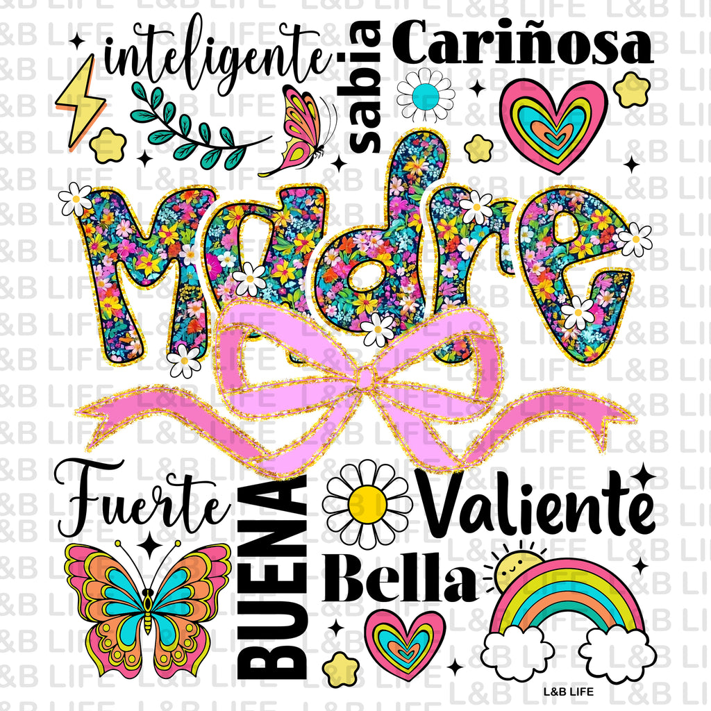 MADRE FLORAL BOW