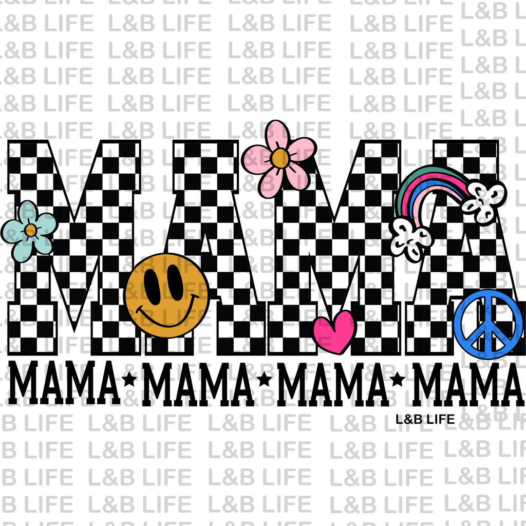 MAMA CHECKER PEACE SIGN