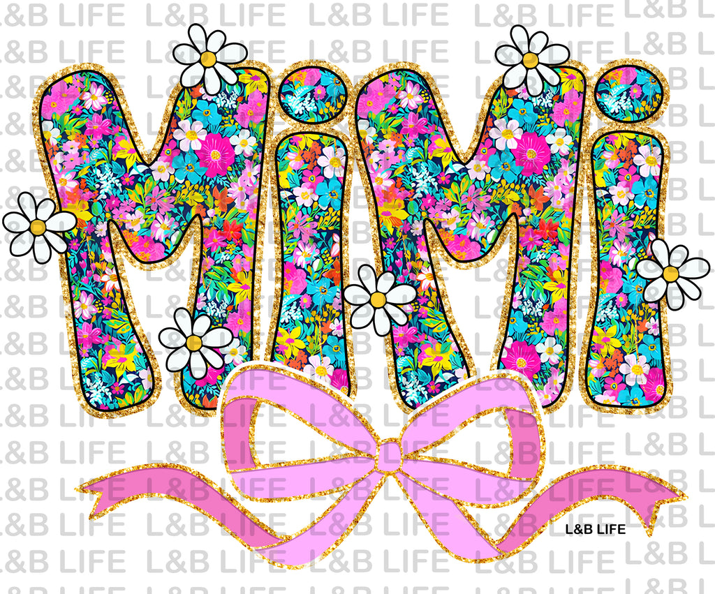 MIMI FLORAL BOW