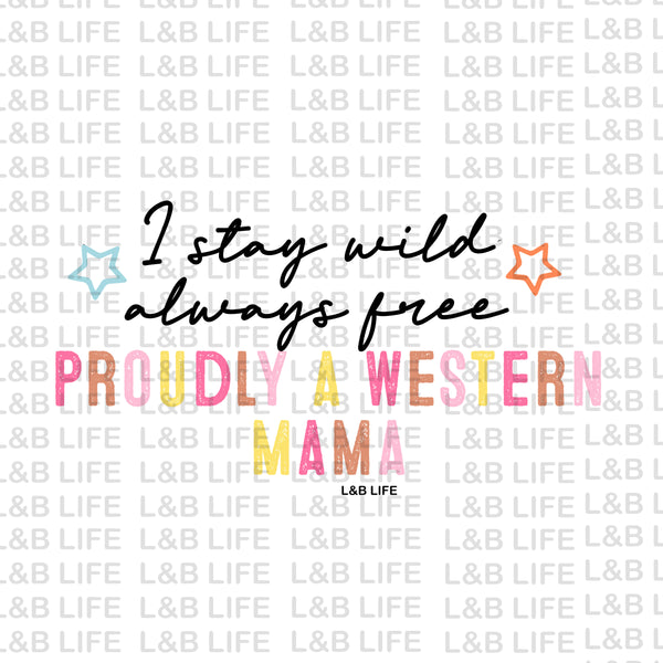 PROULDY WESTERN MAMA