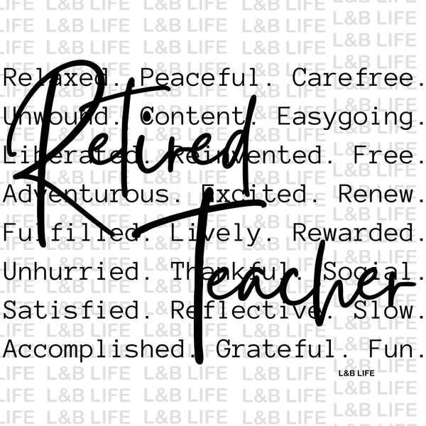 RETIRED TEACHER