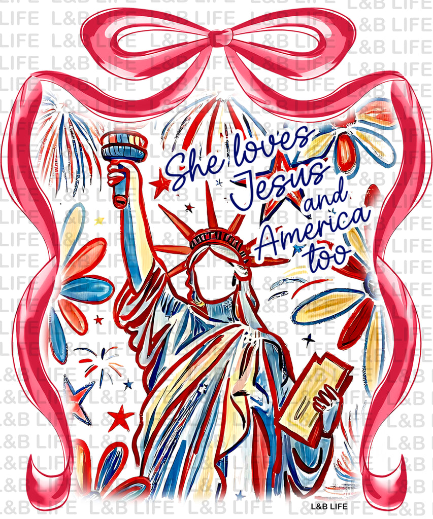 SHE LOVES JESUS AND AMERICA TOO