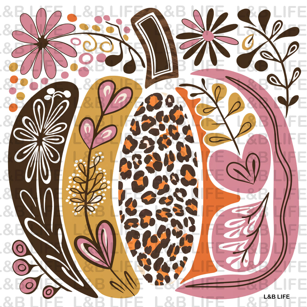 FLOWER LEO PUMPKIN