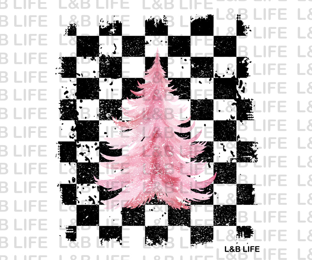 CHECKER PINK TREE