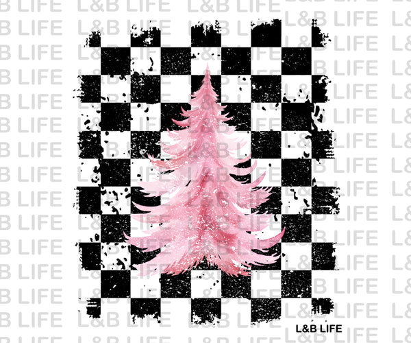 CHECKER PINK TREE