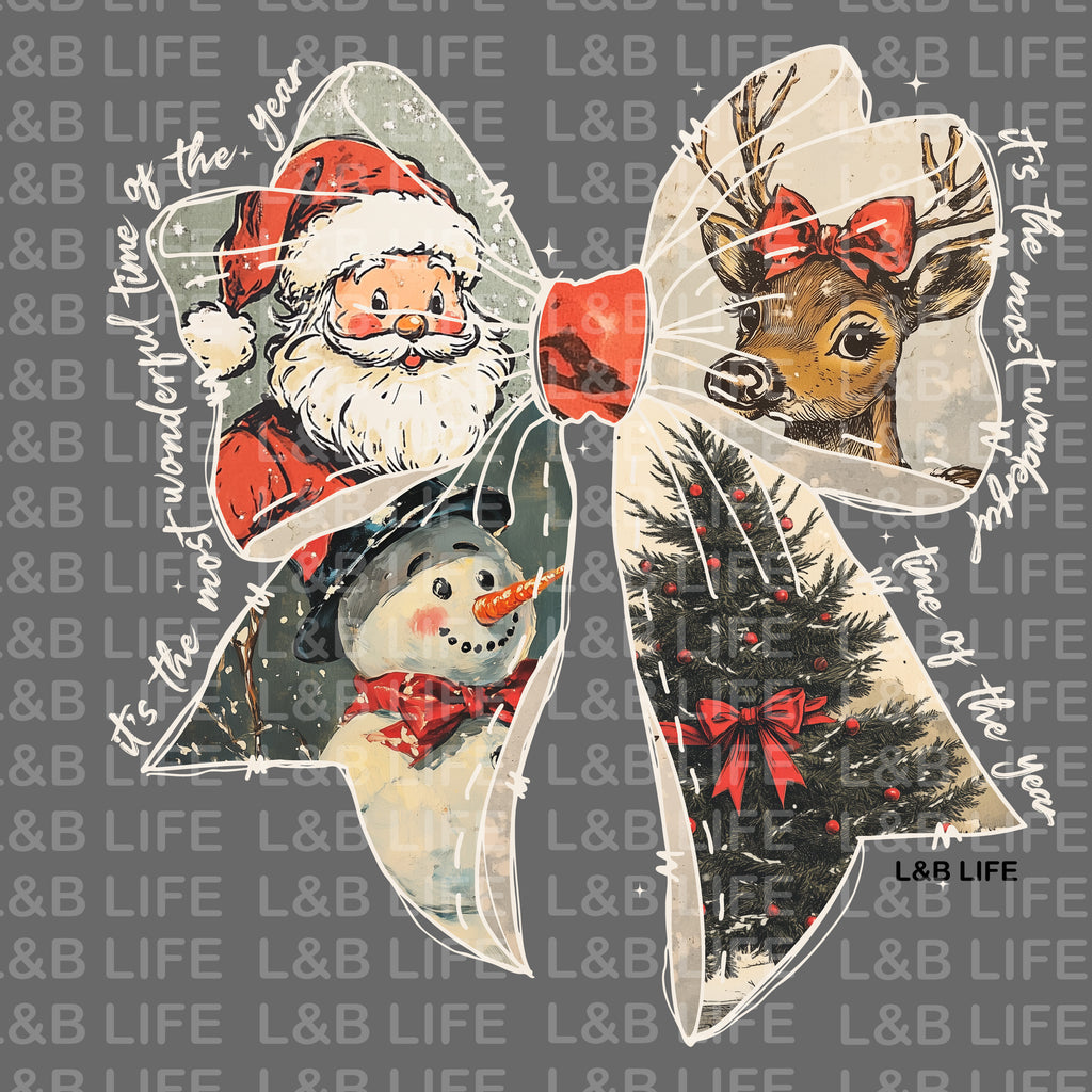 ITS THE MOST WONDERFUL TIME OF THE YEAR BOW