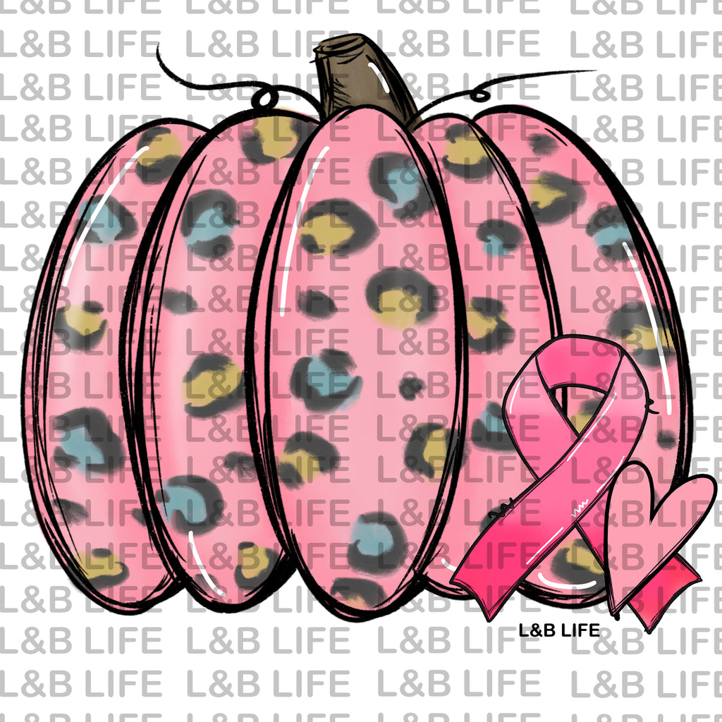 LEO BREAST CANCER PUMPKIN