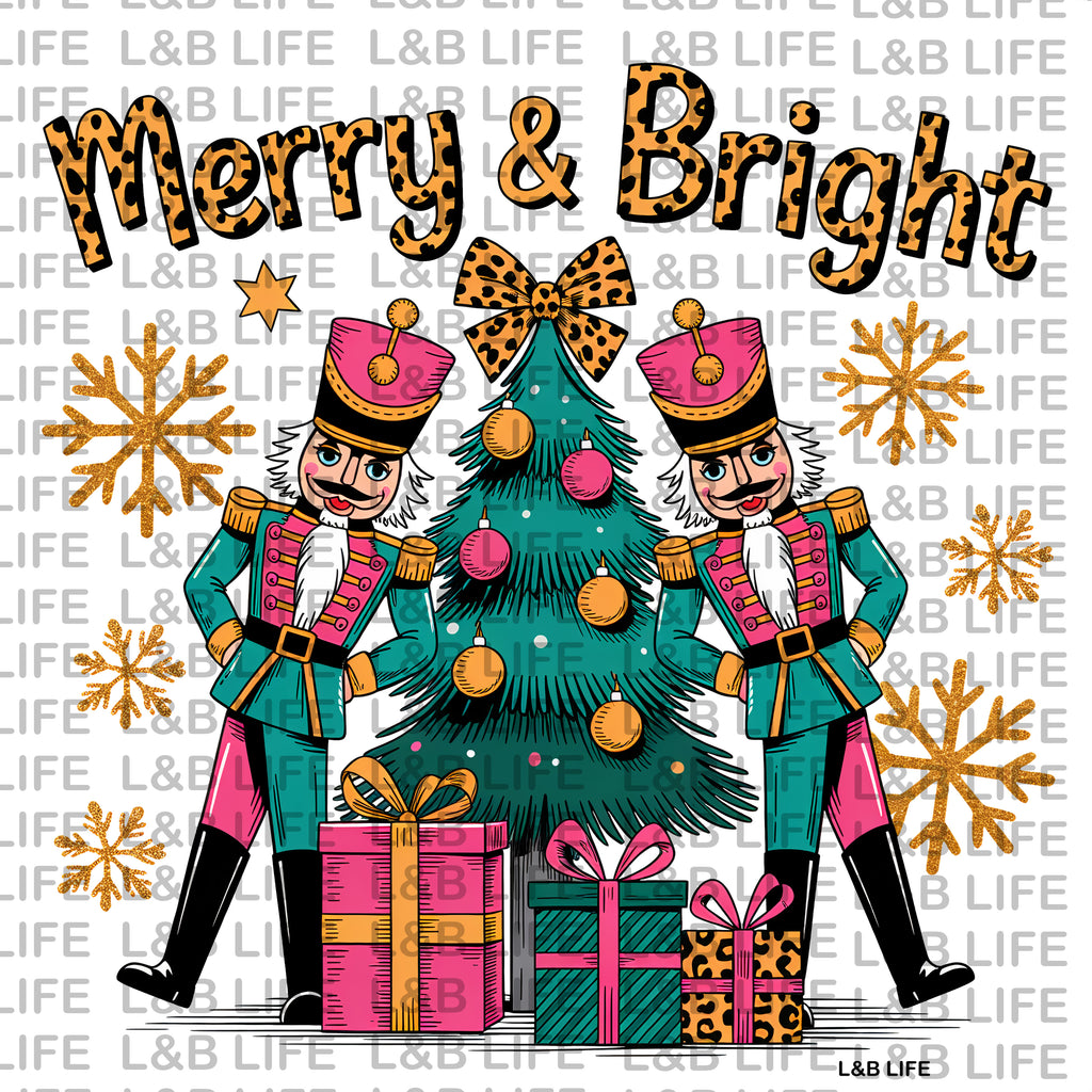 MERRY AND BRIGHT LEO NUTCRACKERS