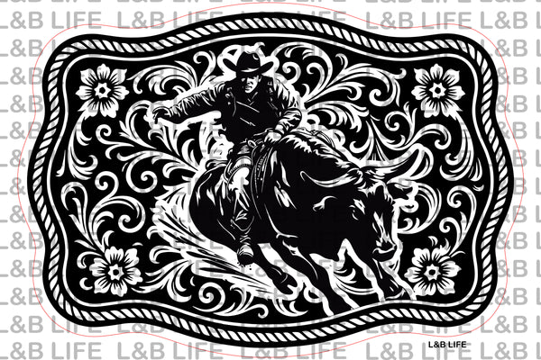 BULL RIDER BUCKLE
