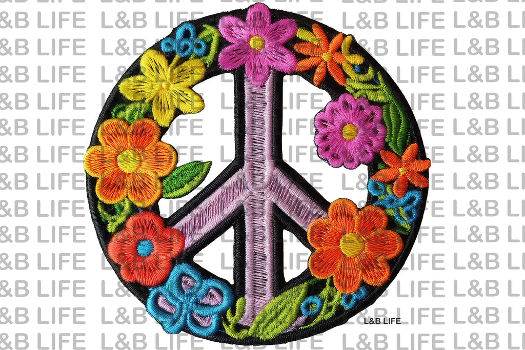 FLOWER PEACE SIGN