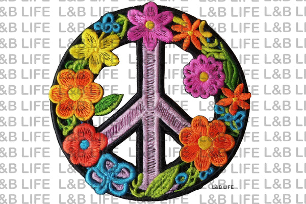 FLOWER PEACE SIGN