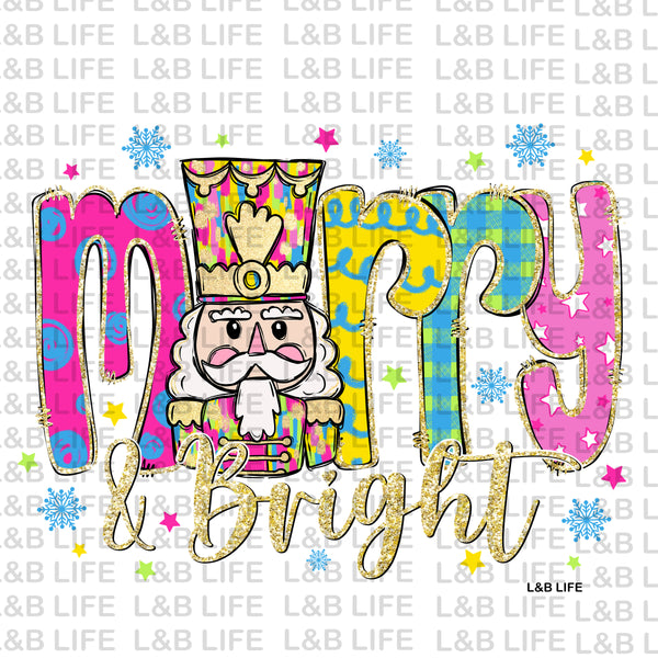 MERRY AND BRIGHT NUTCRACKER