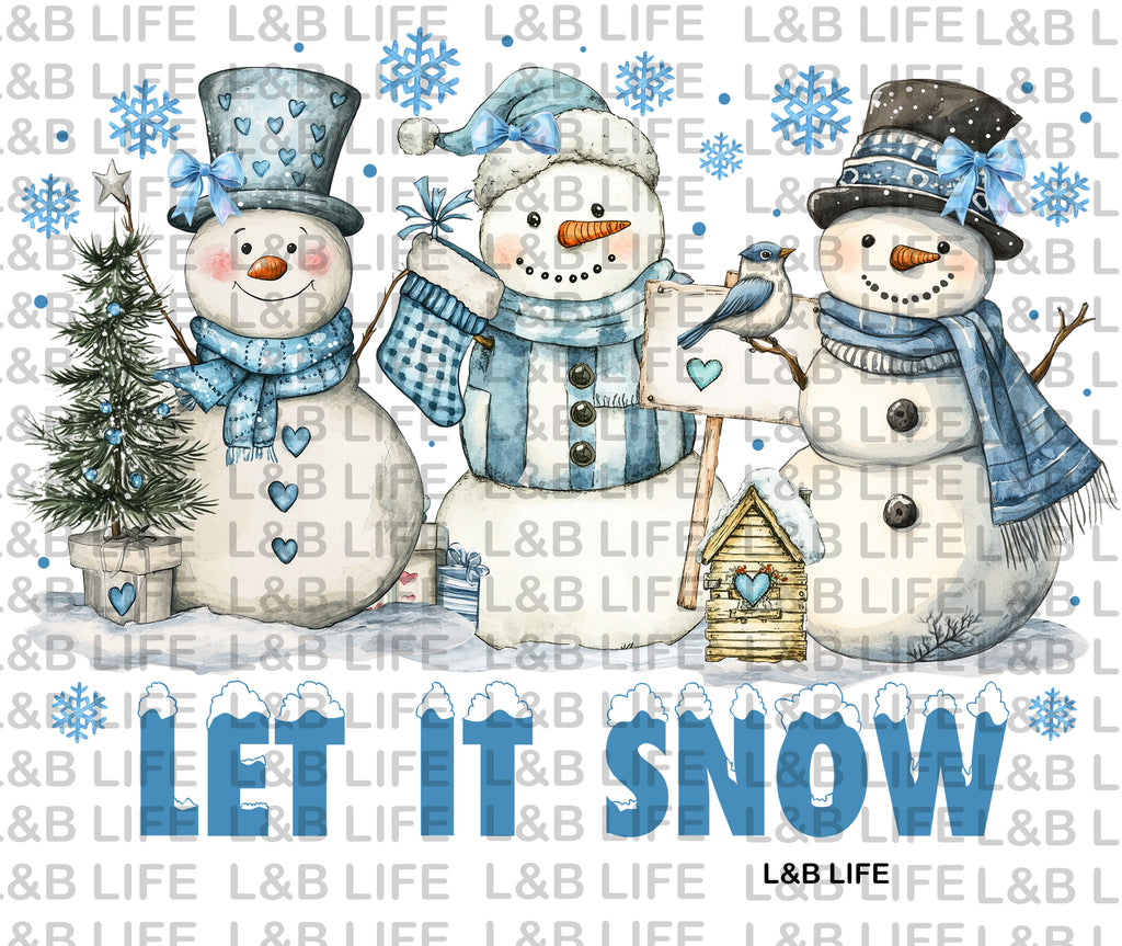 LET IT SNOW SNOWMANS