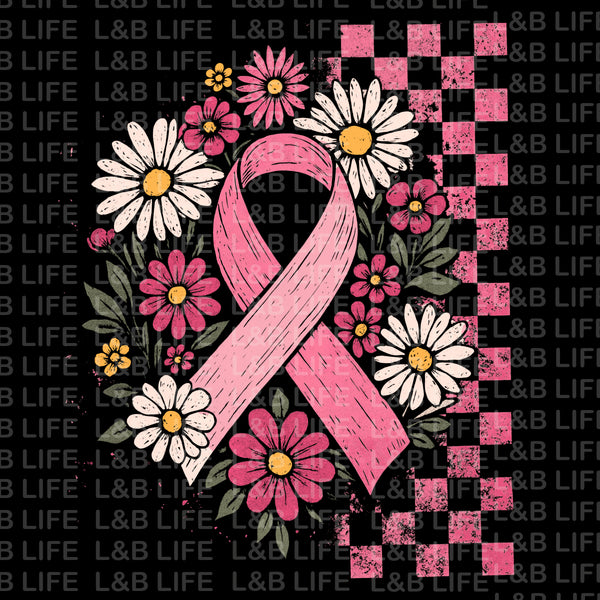 CHECKER PINK RIBBION