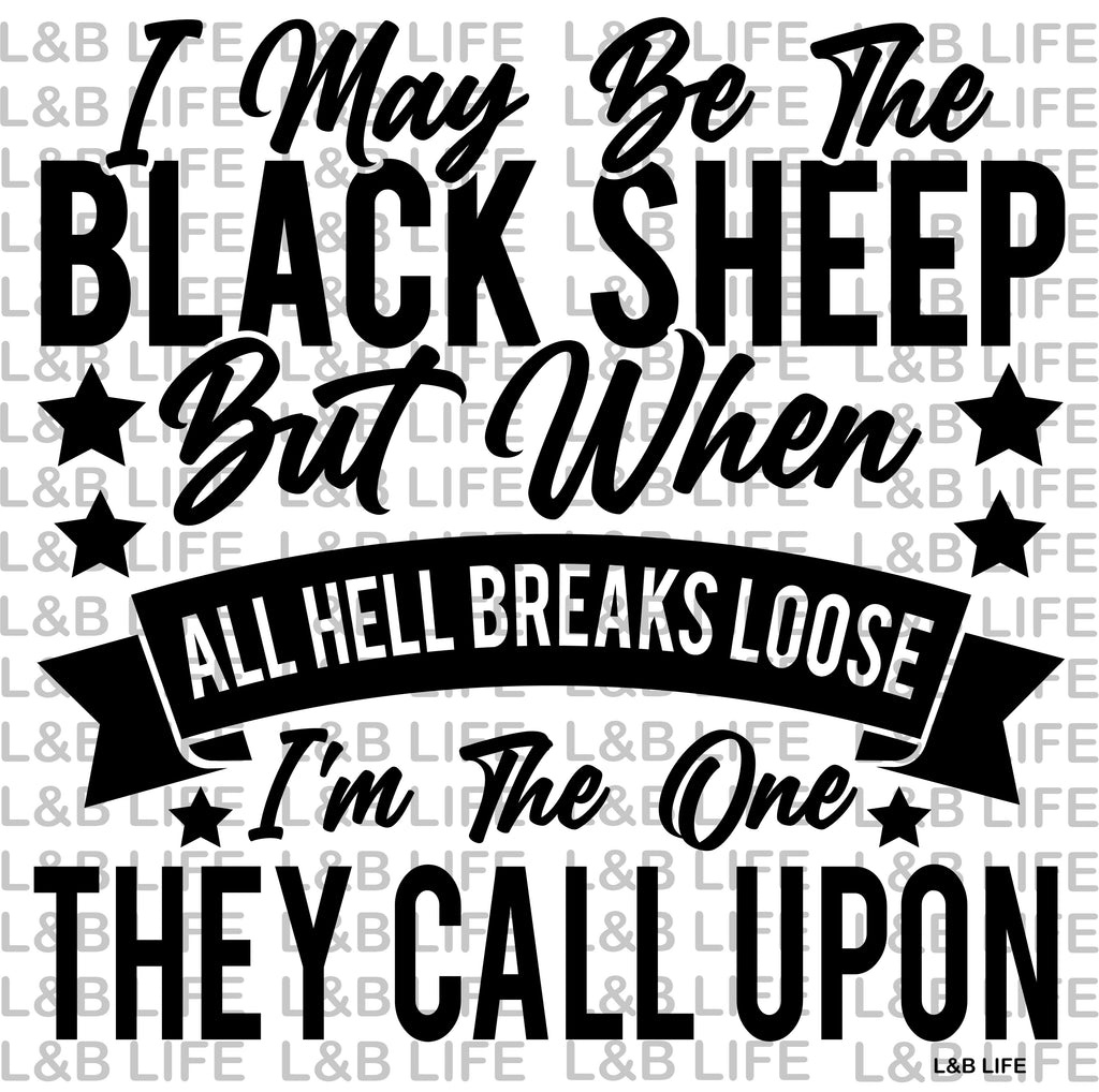 I MAY BE THE BLACK SHEEP