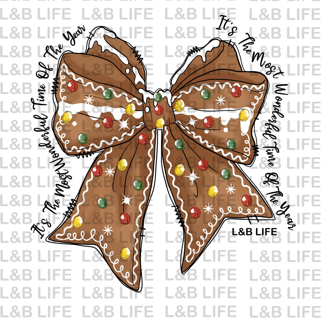 GINGERBREAD BOW