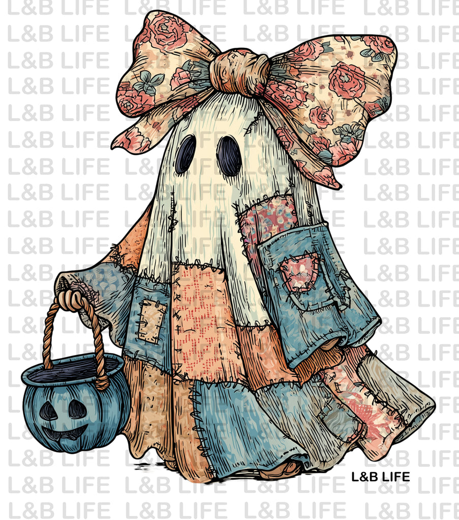 QUILT BOW GHOST