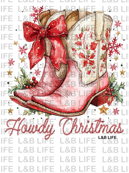 HOWDY CHRISTMAS BOOTS