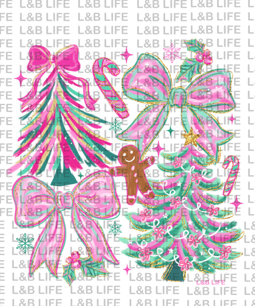 WATERCOLOR BOW TREES