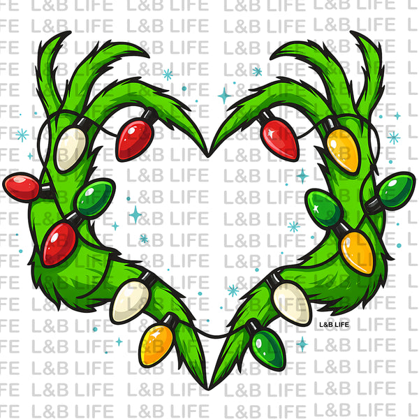 GREEN LIGHTS HEART HANDS