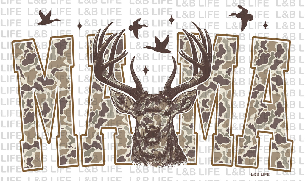 CAMO DEER MAMA