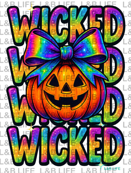 WICKED BOW PUMPKIN