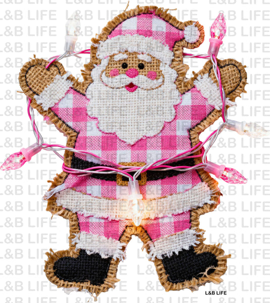PINK SANTA LIGHTS