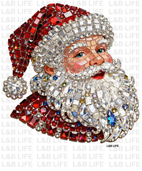 RHINESTONE SANTA