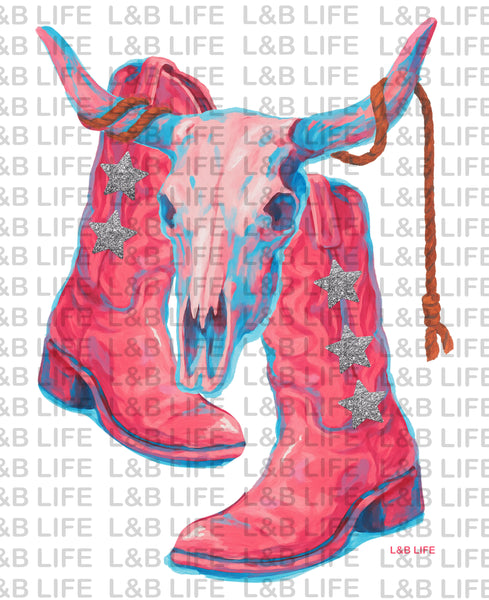 STEER PINK BOOTS