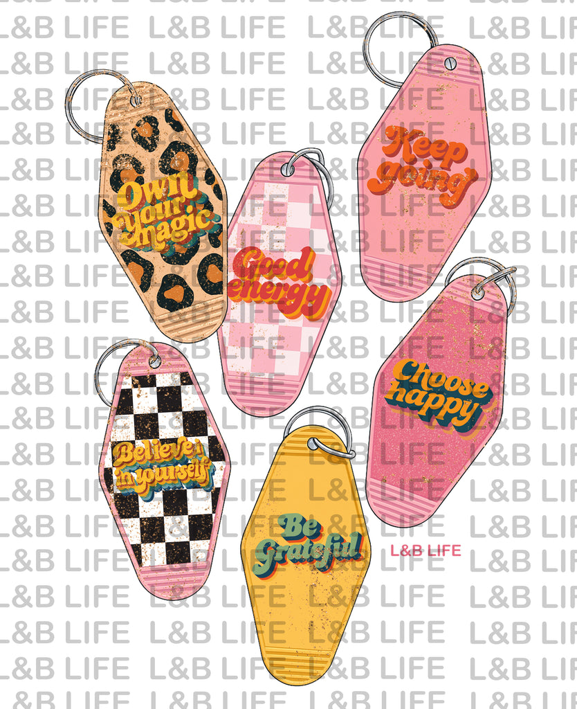 KEEP GOING KEYCHAINS